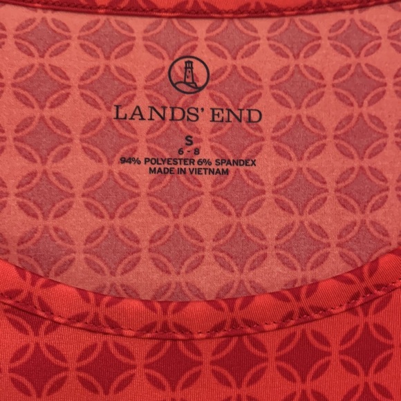 Lands’ End Rash Guard Top Swim Top Protection from the Sun Small 6-8 - Picture 2 of 9